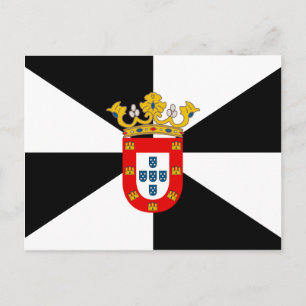 Ceuta High quality Flag Postcard