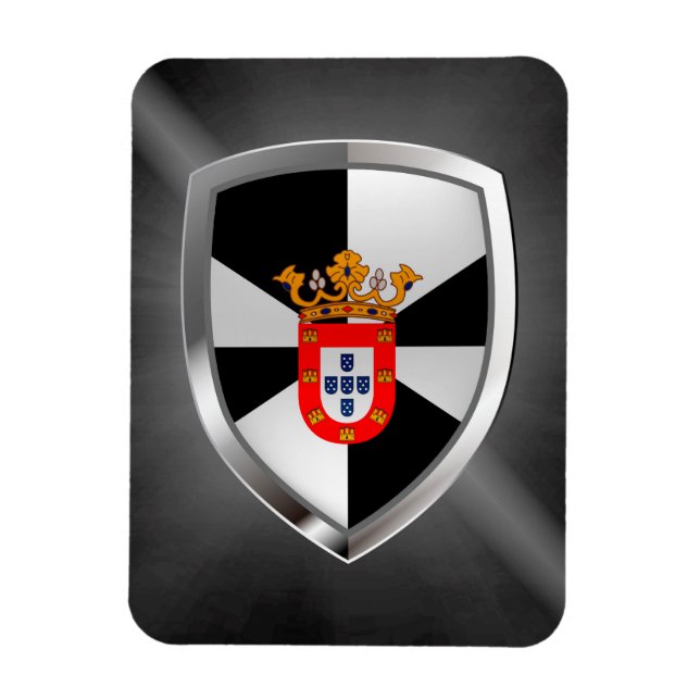 Ceuta Mettalic Emblem Magnet (Vertical)
