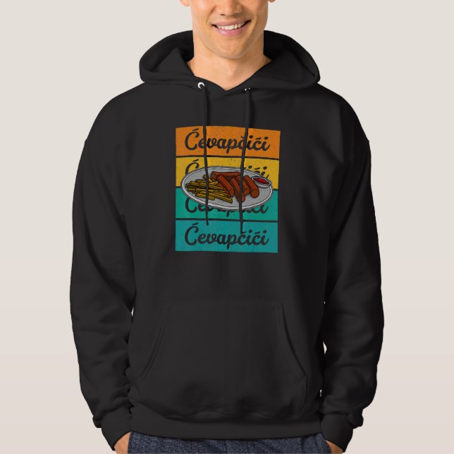 Cevapcici Kebab Balkan cuisine 20 Hoodie (Front)