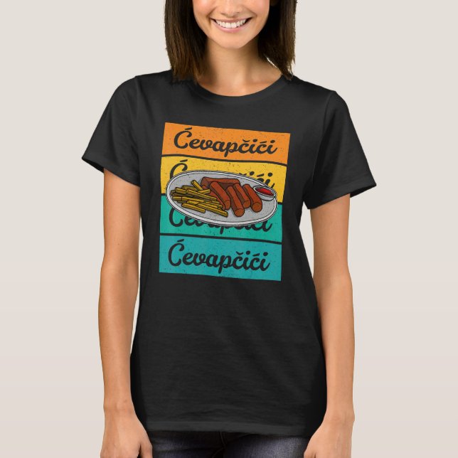 Cevapcici Kebab Balkan cuisine 20 T-Shirt (Front)