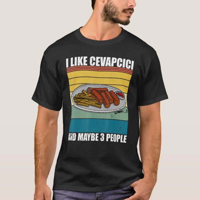 Cevapcici Kebab Balkan cuisine 42 T-Shirt (Front)