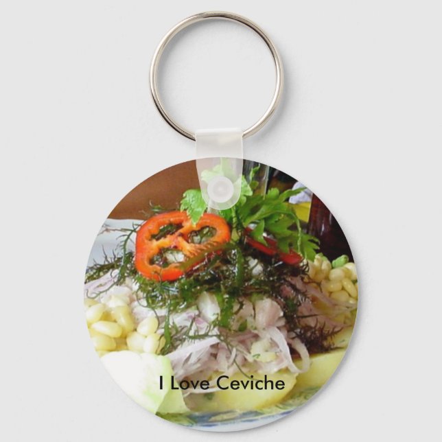 Ceviche Key Ring (Front)