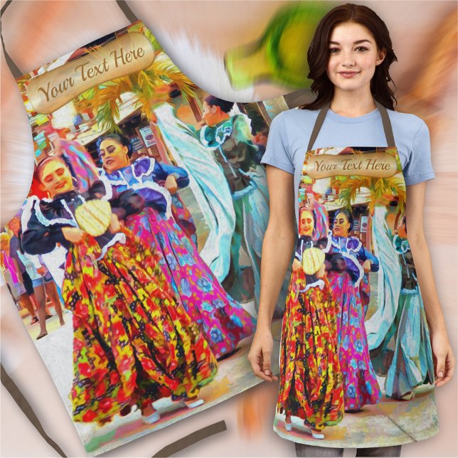 Ceviche Mexican Festival Dancers 2549 Apron (Creator Uploaded)