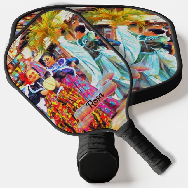 Ceviche Mexican Festival Dancers 2549 Pickleball Paddle (Creator Uploaded)