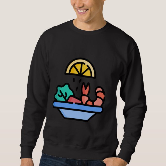 Ceviche Peruano Peru Peruvian Ecuadorian Dish Sweatshirt (Front)