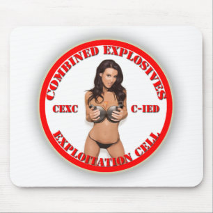 CEXC Combined Explosives Exploitation Cell CIED Mouse Mat