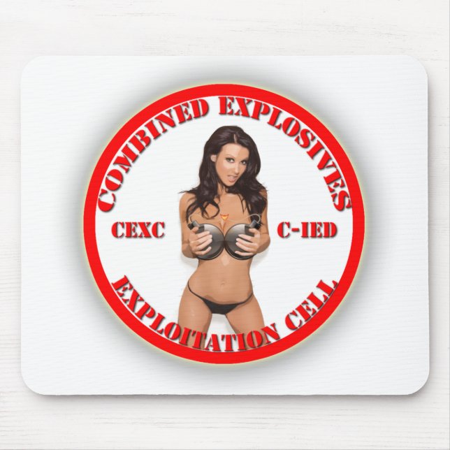 CEXC Combined Explosives Exploitation Cell CIED Mouse Mat (Front)