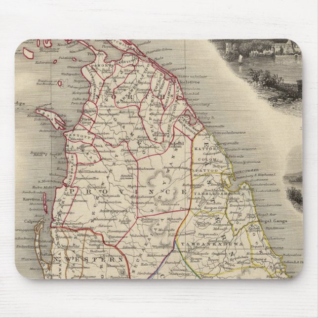 Ceylon Mouse Mat (Front)