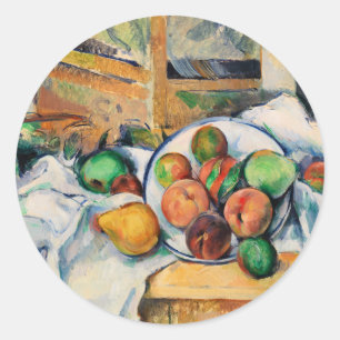 Cezanne - A Corner Table Classic Round Sticker