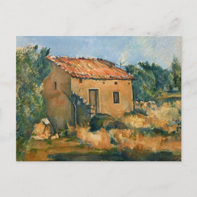 Cezanne - Abandoned House Postcard (Front)