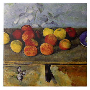 Cezanne - Apples and Biscuits Tile