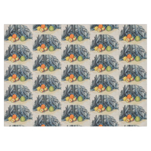 Cezanne Apples and Cloth Vintage Still Life Art