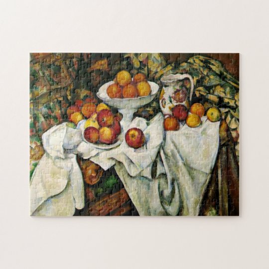 Cezanne Apples and Oranges Jigsaw Puzzle Zazzle.co.uk