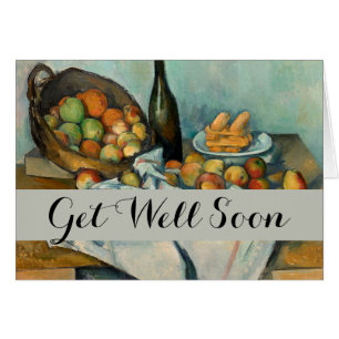 Cezanne Basket Apples Impressionism Art