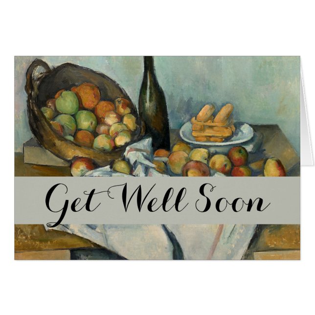 Cezanne Basket Apples Impressionism Art (Front Horizontal)