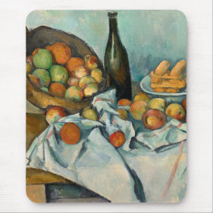 Cezanne Basket Apples Impressionism Art Mouse Mat