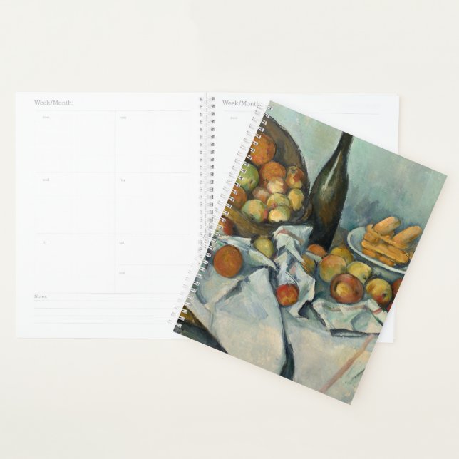 Cezanne Basket Apples Impressionism Art Planner (Display)