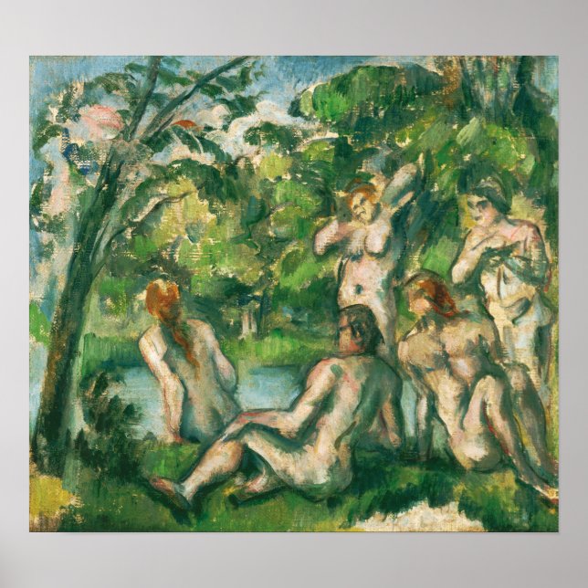 Cézanne - Bathers Poster (Front)