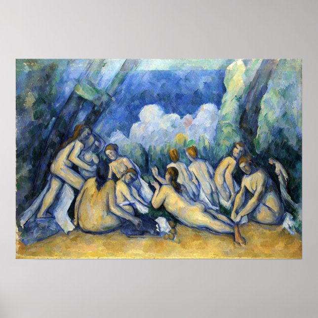 Cézanne - Bathers Poster (Front)