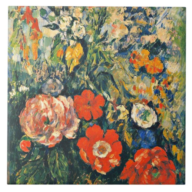 Cezanne - Bay of Flowers Tile (Front)
