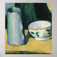 Cézanne - Bowl And Milk-Jug