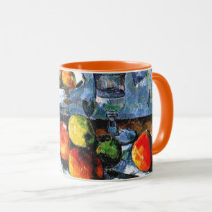 Cezanne - Compotier, Glass and Apple, Mug