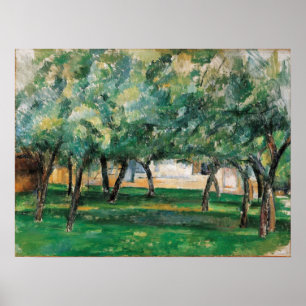 Cézanne - Farm In Normandy, 1885 Poster