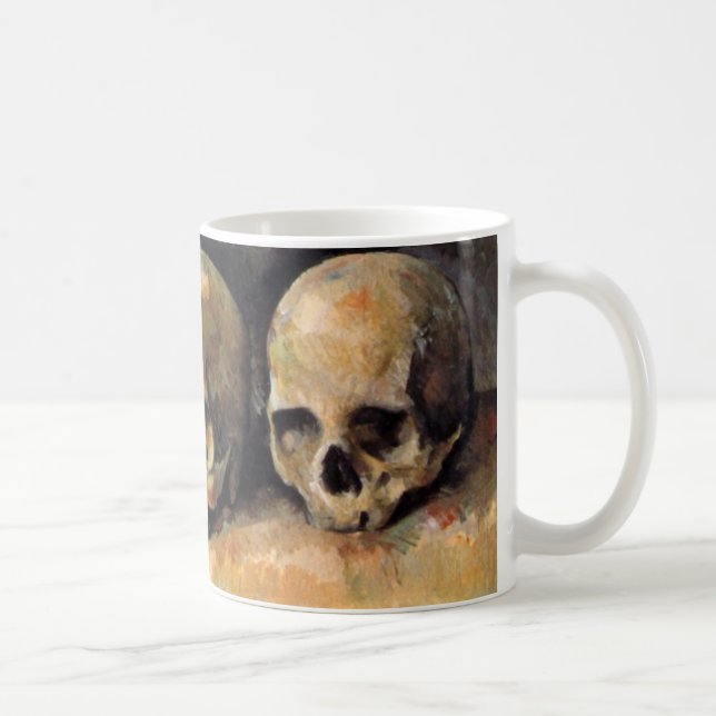 Cezanne Fine Art Skulls Mug (Right)