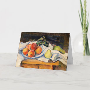 Cezanne - Fruit on a Table Card