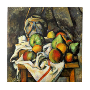 Cezanne - Ginger Jar and Fruit Tile