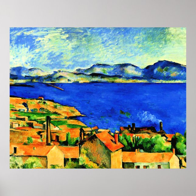 Cezanne - Gulf of Marseille, Poster (Front)