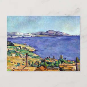 Cezanne Gulf of Marseilles Seen from L'Estaque Postcard
