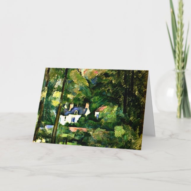 Cezanne - Houses in the Greenery-1881, Card (Front)