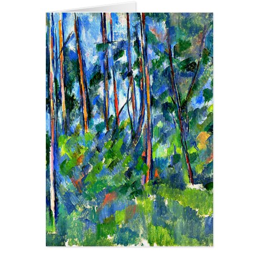 Image of Cezanne - In the Woods -1898