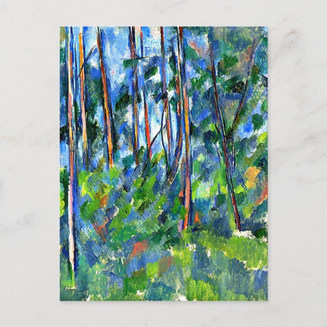 Cezanne - In the Woods Postcard (Front)