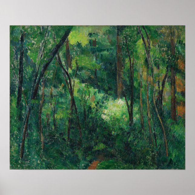 Cézanne - Interior Of A Forest Poster (Front)