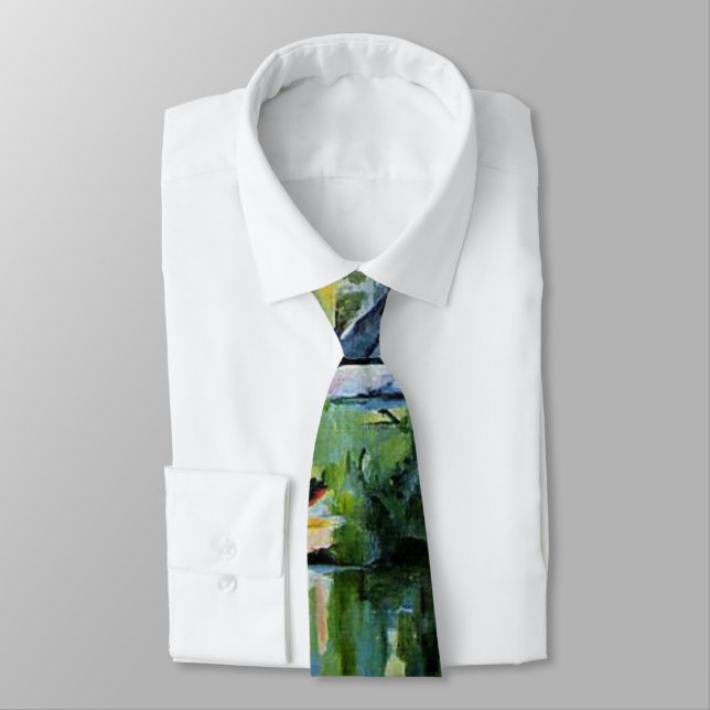 Cezanne - Lac d'Annecy Tie (Tied)