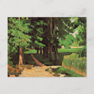 Cezanne - Lane of Chestnut Trees Postcard