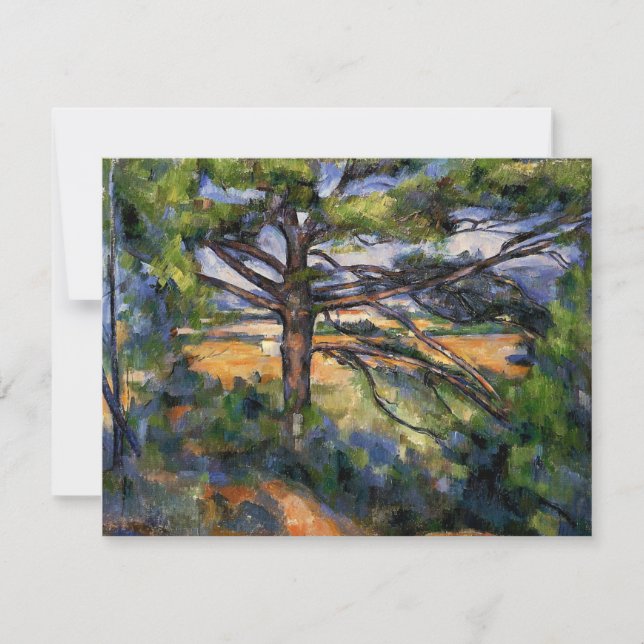 Cezanne - Large Pine and Red Earth Card (Front)