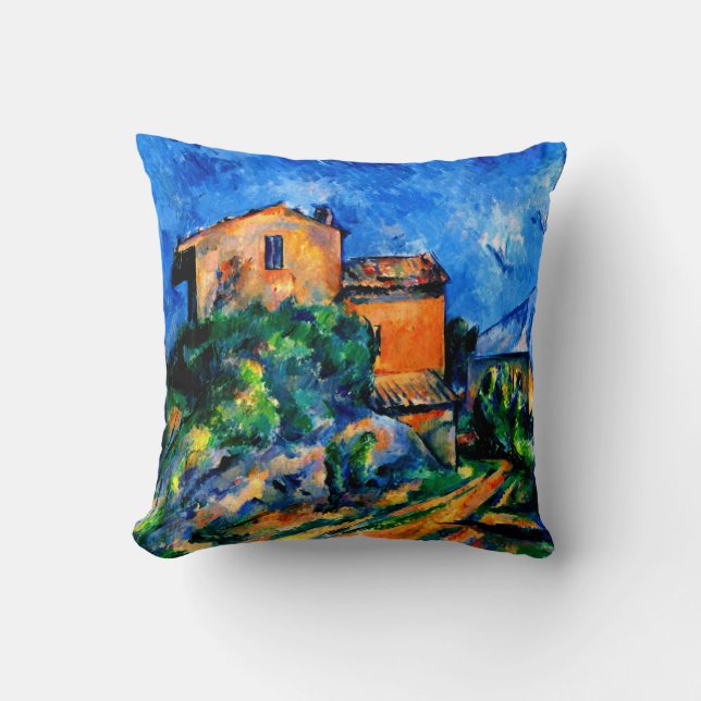 Cezanne - Maison Maria with a View of Chateau Noir Cushion (Front)