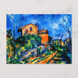Cezanne - Maison Maria with a View of Chateau Noir Postcard