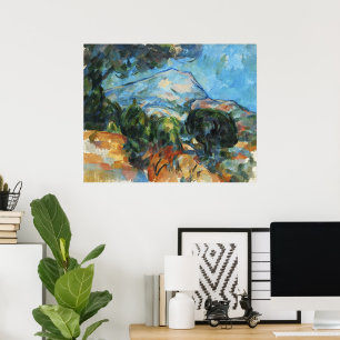 Cezanne Mount Sainte-Victoire Vintage Art Print