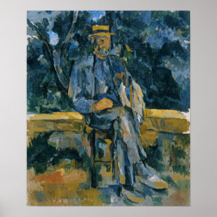 Cézanne - Portrait of Peasant Poster
