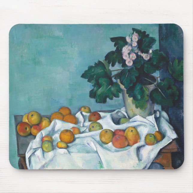 Cezanne Post Impressionism Still Life Flowers and Mouse Mat (Front)