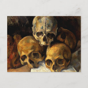 Cezanne - Pyramid of Skulls Postcard
