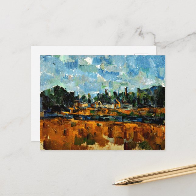 Cezanne - Riverbanks Postcard (Front/Back In Situ)