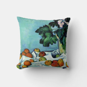 Cezanne - Still Life with Apples and Primroses Cushion