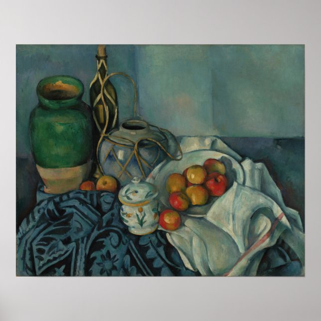 Cézanne - Still Life With Apples Poster (Front)