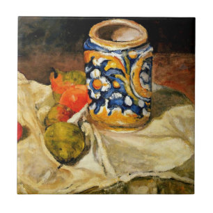 Cezanne: Still Life with Italian Earthenware Jar Tile