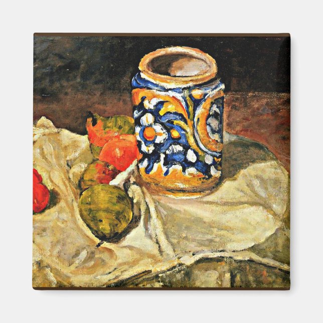 Cezanne - Still Life with Italian Earthenware Magnet (Front)